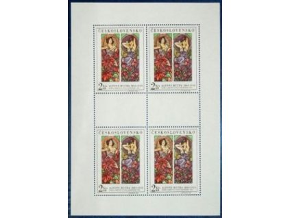 1969, 2.40Kčs PL - Umění A. Muchy, Nr.PL1777, **