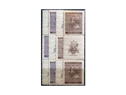 1941, 60h-1.20K Dvořák, Nr.62-3, VK-15,16, **