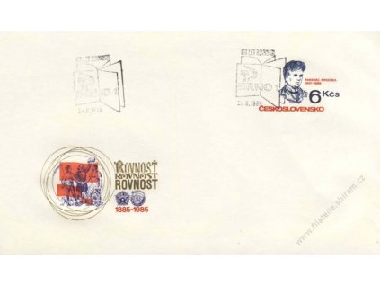 COB 85 Deník Rovnost, pamětní razítko