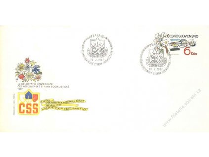 COB 87 Konference ČSS, pamětní razítko