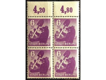 Berlin a Brandenburg, 1945, 6Pf, DV-2AVI, **