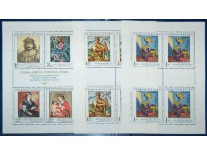 1973, 1-3.60Kčs PL - Umění, 3 ks PL, Nr.PL2054-9 **