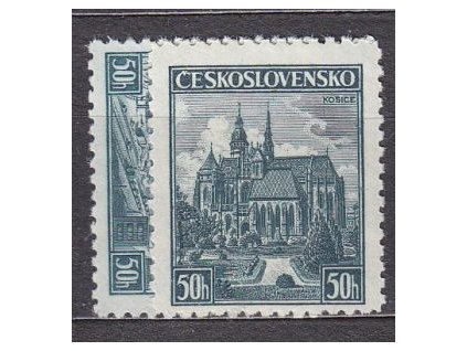 1938, 50h Plzeň a Košice, Nr.344-5, **