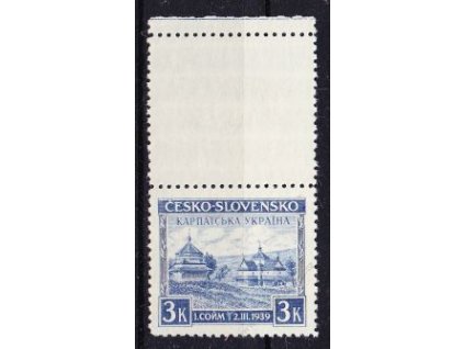 1939, 3Kč Chust, horní kupon, Nr.351, **