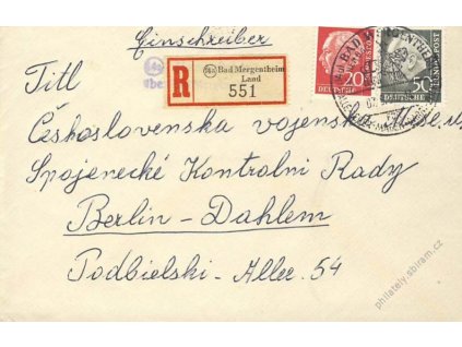 BRD, 1956, Čs. vojenská mise Spojenecké kontrolní rady, (12)