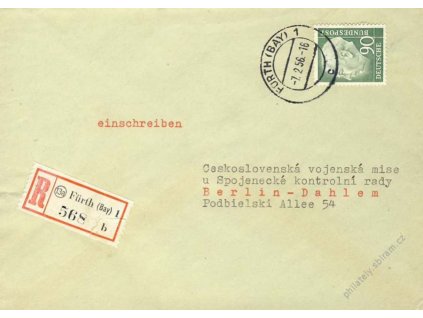 BRD, 1956, Čs. vojenská mise Spojenecké kontrolní rady, (2)