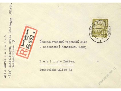 BRD, 1956, Čs. vojenská mise Spojenecké kontrolní rady, (3)