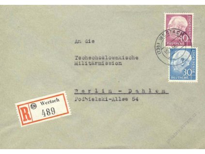 BRD, 1956, Čs. vojenská mise Spojenecké kontrolní rady, (1)