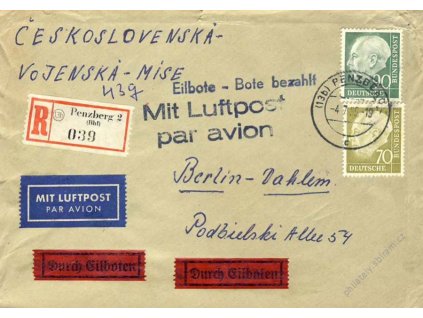 BRD, 1956, Čs. vojenská mise Spojenecké kontrolní rady, (5)