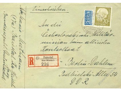 BRD, 1956, Čs. vojenská mise Spojenecké kontrolní rady, (15)