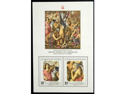 1978, 10Kčs aršík PRAGA 1978, Nr.A2334/2335A, **