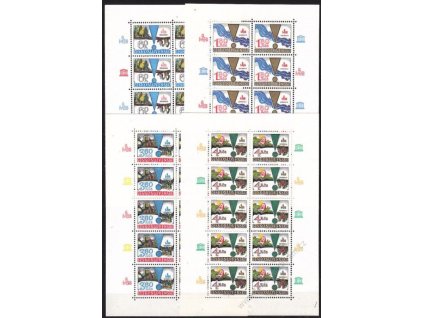 1979, 60h-4Kčs UNESCO, PL, Nr.PL2383-6, **