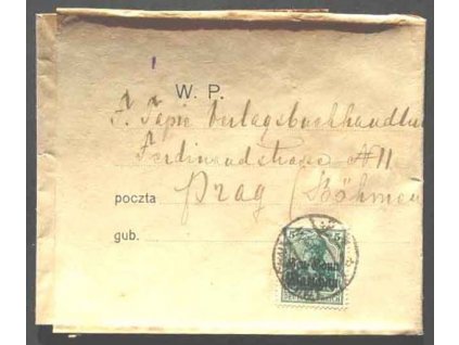 Polen, 1918, DR Warschau, novinová páska, tiskopis