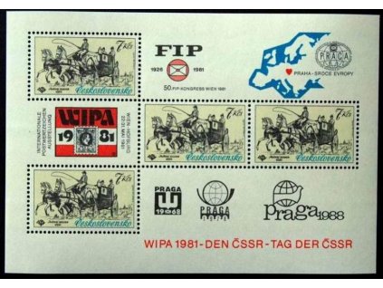 1981, 7Kčs aršík WIPA 1981, Nr.A2489, **