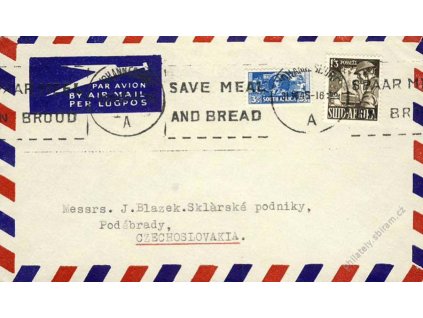South Afrika, 1945, DR Johannesburg, let. dopis