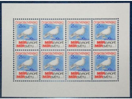 1983, 2Kčs PL - Shromáždění za mír, Nr.PL2596, **