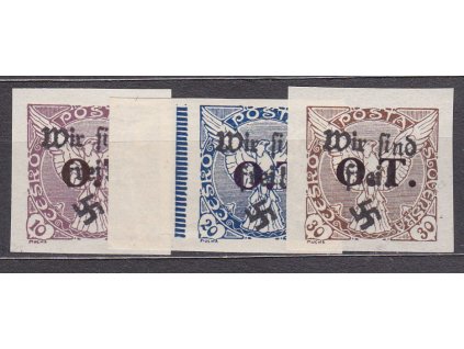 10-30h O.T., přetisk WIR SIND FREI, **, ilustrační foto