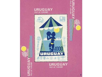 Uruguay, 1974, aršík, MiNr.Bl.20, **
