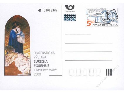 2001, CDV 69 Euregia Egrensis, Karlovy Vary, dopisnice