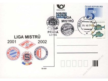 2002, Liga mistrů, DR Praha 31.10.01