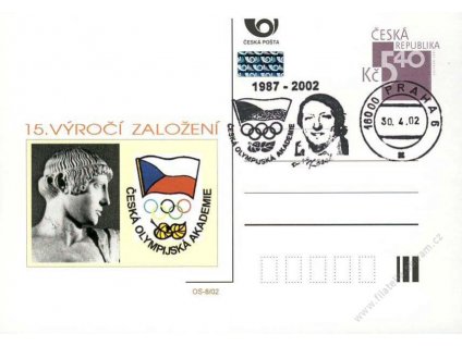2002, Česká olympijská akademie, DR Praha 30.4.02