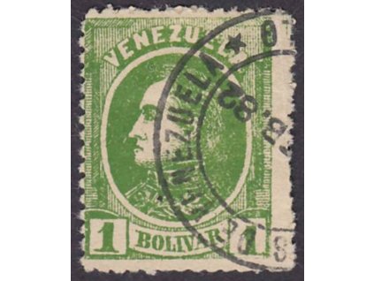 Venezuela, 1880, 1Bolivar, MiNr.27, razítkované, dv
