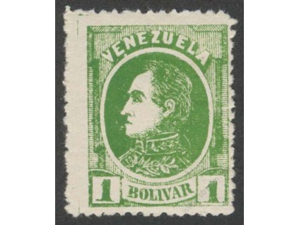 Venezuela, 1880, 1B Bolívar, * po nálepce, lehké vlomy