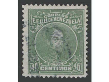 Venezuela, 1915, 40C Bolívar, MiNr.100, razítkované