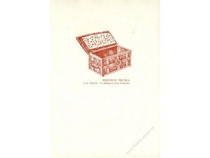 1982, Šumperk, Výstava známek, rytina, červená, ruční papír