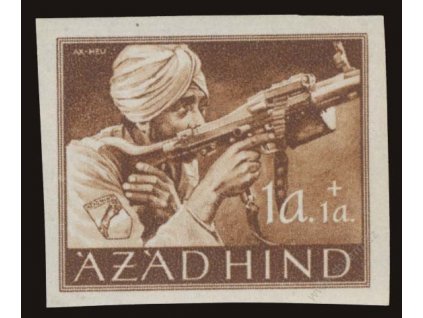 Azad Hind, 1943, 1A Výjev, MiNr.IB, **