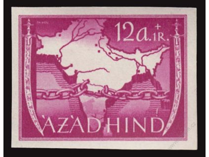 Azad Hind, 1943, 12A Výjev, MiNr.VIB, **