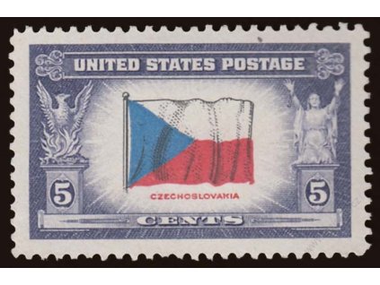 1945, 5C vlajka Československa, **