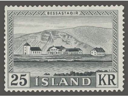 1957, 25Kr Prezidentský palác, MiNr.319, **