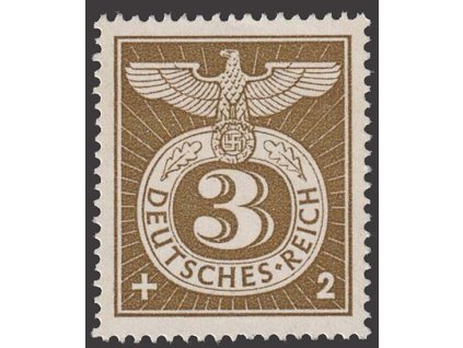 1943, 3Pf Orel, MiNr.830, **