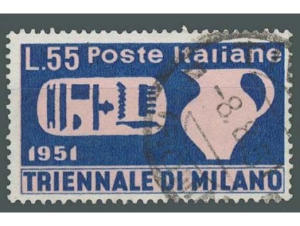 1951, 55L Trienále, MiNr.840, razítkované