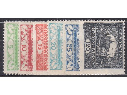 5-120h, zoub. D - Řz.11 1/2, Nr.3D,5D,7D,8D,10D,21D, **, ilustrační foto