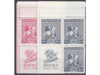 2.40-4Kčs Květen, VK-3 ve 4bloku, Nr.433-4, **