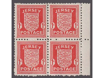 Jersey, 1941, 1P Znak, 4blok, MiNr.2, **