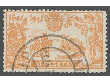 1905, 10Pta Don Quijote, MiNr.229, razítkované