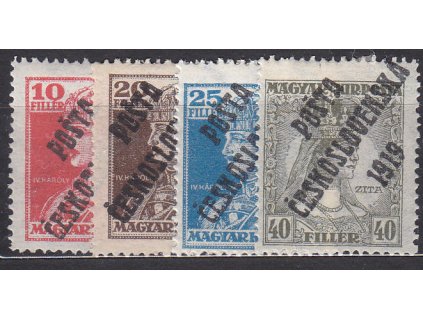 10-40f Karel a Zita, Nr.119-122, **, ilustrační foto