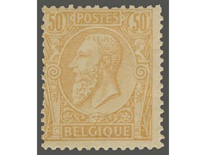 1884, 50C Leopold, MiNr.45, * po nálepce