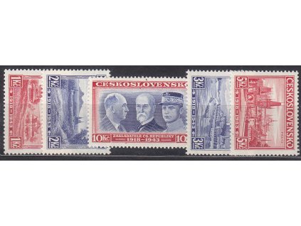 1943, Známky z londýnského aršíku, **