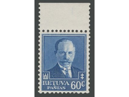 Lietuva, 1934, 60C Smetona, MiNr.393, **