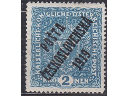 2K Znak, široký formát, I.typ, Nr.48, **, ilustrační foto