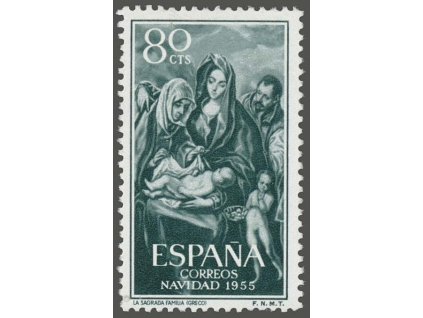 1955, 80C Vánoce, MiNr.1069, **