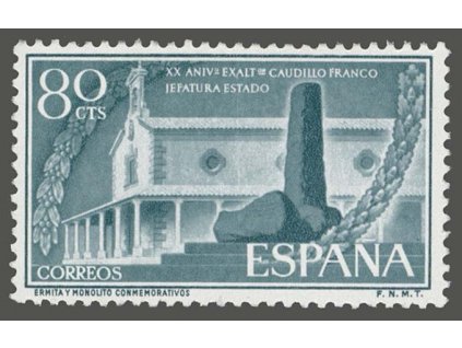 1956, 80C Kostel, MiNr.1096, **