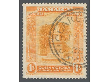 Jamajka, 1920, 1Sh Pomník, MiNr.83, razítkované