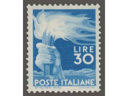 1945, 30L Pochodeň, MiNr.702A, * po nálepce