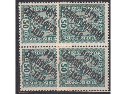 50h Znak, dvě 2pásky s ST I+II a II+I, Nr.43, **, ilustrační foto