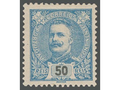 1895, 50 R Carlos, MiNr.130A, těžší *